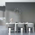 thumbnail image 4 of Sorbus Large Metal Numerical Wall Clock for Living Room Decor (Silver, 16" Diameter), 4 of 7