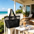 thumbnail image 6 of Tuvgenk Large Capacity Mesh Tote Bag, Breathable Beach Shoulder Bag for Swimming Travel Shopping Picnic and Outdoor Use, 6 of 6