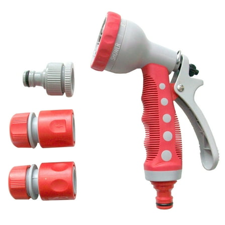 Spray Gun Set 1/2" 4-Piece in red/Grey
