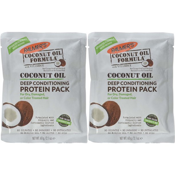 2 Pack Palmer's Coconut Oil Formula Deep Conditioning Protein Pack 2