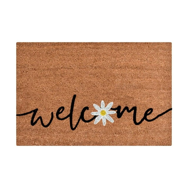 Estbridg 16x24 inch Summer Floor Mats Flower Doormat Spring Doormat Outdoor Front Door Funny Door Outdoor Spring Decor Outside Door Mats Outdoor Rug for Front Door Spring Door Outdoor