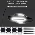 thumbnail image 4 of ShenMo 4 Set Car Door Protection Stickers, Car Door Handle Protective Films, Car Door Cup Protection Auto Stickers Prevent Scratches (White), 4 of 5