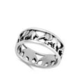 thumbnail image 4 of Elephant Animal Ring .925 Sterling Silver Band Jewelry Female Male Unisex Size 8, 4 of 4