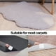 thumbnail image 5 of Pegatinas antideslizantes para moqueta: 4 packs de agarres autoadhesivos lavables para alfombras, almohadillas blancas de poliéster de 10x10 cm, protección sin residuos para suelos y alfombras, 5 of 6