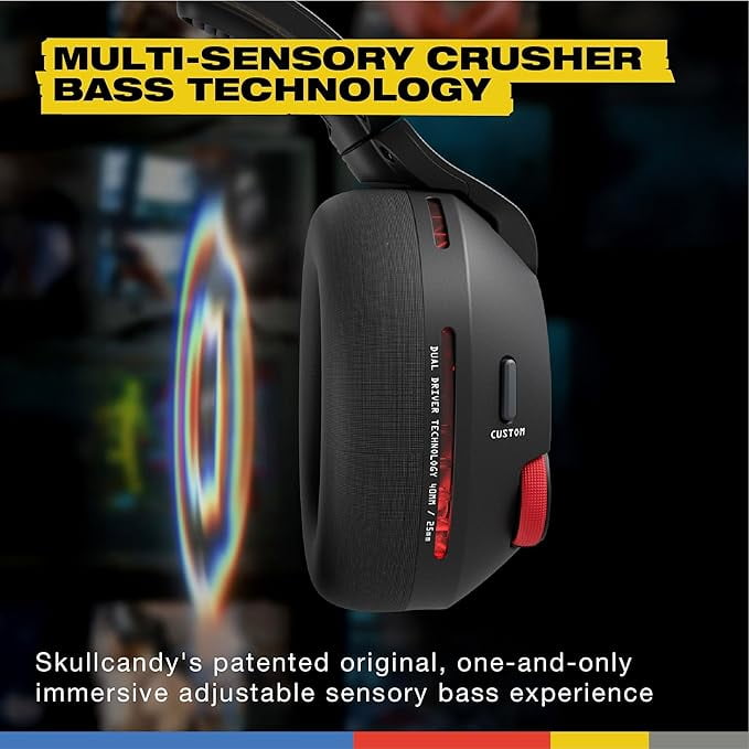 Skullcandy Crusher PLYR 720 - Headphones with mic - full size