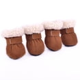 thumbnail image 3 of Manfiter Warm Waterproof Pet Winter Shoes, Anti-Slip Snow Booties Outdoor Walking Footwear for Small Puppies and Cats, 3 of 5
