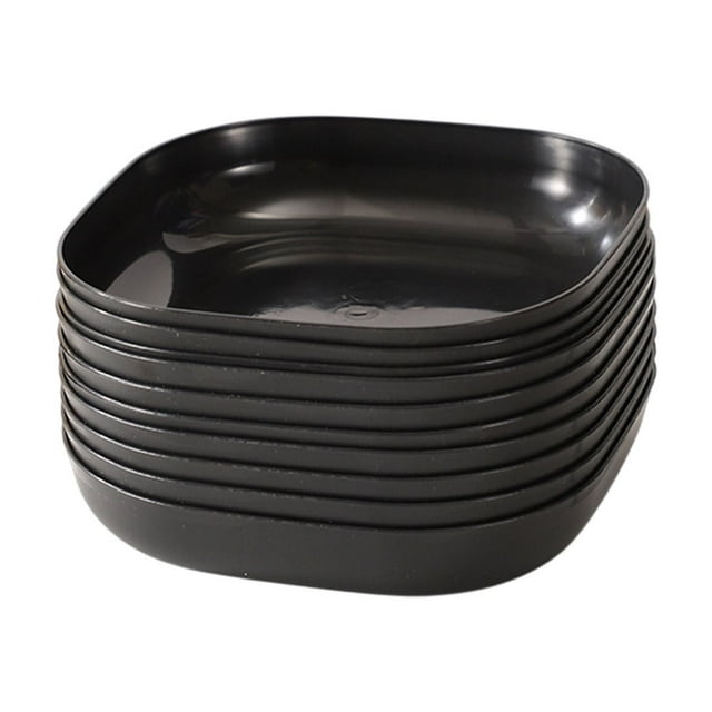 Plastic Dinner Platesplates W 5.7Inch X L 5.7Inch Impregnable Dinner Plates Dishwasher Microwave Safe Plastic Plates Reusable Lightweight Plates for Kitchen Or Camping