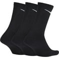 thumbnail image 2 of NIKE Unisex Performance Cushion Crew Socks with Bag (6 Pairs), Black/White, Medium, 2 of 2