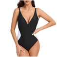 thumbnail image 2 of Bixock Tankini Swimsuits for Women,One Piece Swimsuits for Women,Swimsuits for Women Solid Color Slim Swimsuit Performance Guard Swimwear Swimsuits, 2 of 6