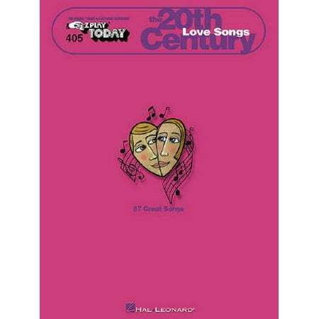 The 20th Century: Love Songs : E-Z Play Today Volume 405 (Paperback)
