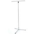 thumbnail image 1 of Banner Stand with Height-adjustable Pole 45.75" to 82.5", Carrying Case Included, Floor Display for 23.625"w Banner (Graphics NOT Included), Aluminum (Silver), 1 of 2