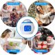 thumbnail image 5 of LED Musical Star Projection Alarm Clock with Calendar Thermometer, Snooze Function and Alarm Clock, Birthday Gift, Digital Alarm Clock for Girls and B, 5 of 5