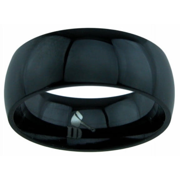 Indestructible Black Titanium Rings for Men & Mens Titanium Wedding Bands Makes Great Valentines Gifts for Men