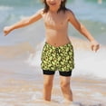 thumbnail image 7 of Cauagu Avocado Print Swim Trunks for Men,Youth Boys Swim Shorts Compression Liner Beach Shorts Boys' Swimming Shorts 7-20 Years Bathing Suit-Small, 7 of 7