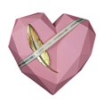thumbnail image 1 of Tnarru Valentine's Day Gift Box Heart Shaped Flower Box Candy Box Present Box Trinket Storage Box for Valentine's Day Party Supplies Pink, 1 of 8