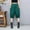 Green, variant on Womens Jeans Plus Size Mid Waist Lightweight Cargo Pants Casual Loose Fit Solid Color Trousers Classic 7/8Th Pants