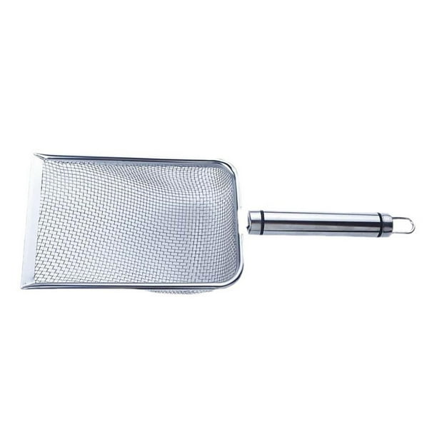 Pala de limpieza para mascotas perfecl para arena de mascotas acero inoxidable 28 cm x 10 cm