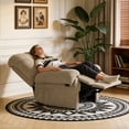 thumbnail image 7 of Villeston Recliner Chair for Living Room Manual Reclining Chair Single Sofa for Bedroom,Beige, 7 of 7