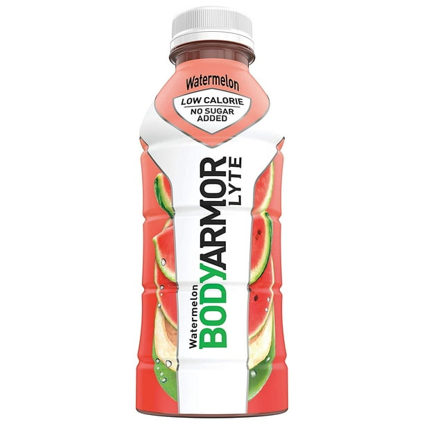 Bodyarmor LYTE Sports Drink, Watermelon, 16 fl oz (Pack of 12