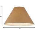 thumbnail image 2 of Cal Lighting, Vertical Basic Coolie Kraft Paper H, 2 of 2