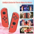 thumbnail image 3 of Switch Controller for Nintendo Switch, Switch Remote Control supports Dual Vibration/Motion Control/Screenshot/Wake-up, Red, 3 of 7