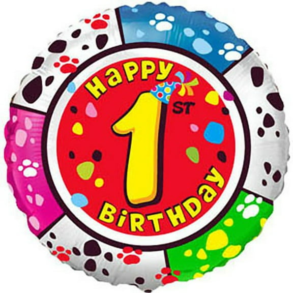 18 inch Happy Birthday - One Foil Mylar Balloon - Party Supplies Decorations