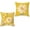 Yellow, variant on Summer Daisy Pillow Covers 18x18 Inch Set of 2 Farmhouse Yellow Watercolor Daisy Floral Decorations Patio Outdoor Cushion Case for Sofa Couch Home