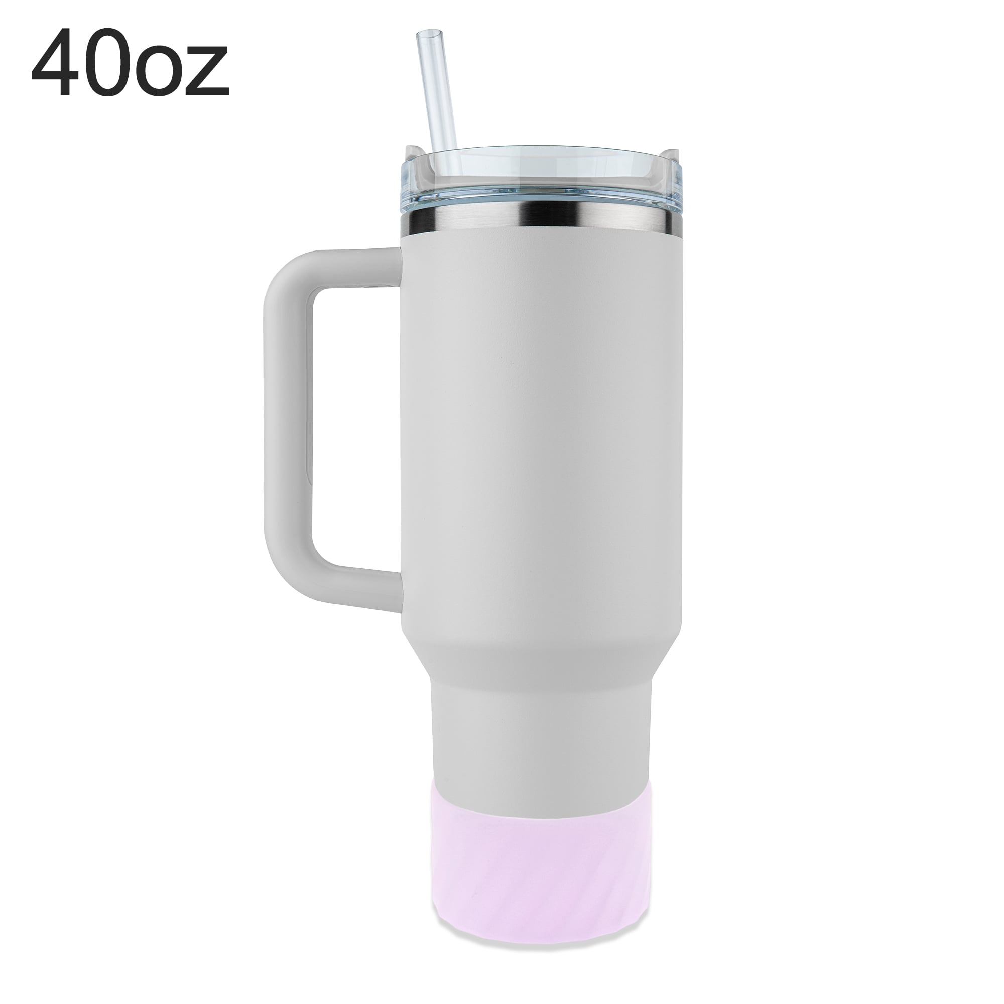 Unique Bargains Portable Fit for 40oz Water Bottle Boot Transparent Purple