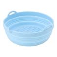 thumbnail image 3 of Olla Para Freidora Silicona Distribución Uniforme Del Calor Revestimiento Para Freidora Azul Reutilizable Para Cocina ANGGREK Otros, 3 of 8