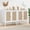 White, variant on Farini Sideboard Buffet Cabinet Bar Cabinets with Rattan Decorated Doors(Black)