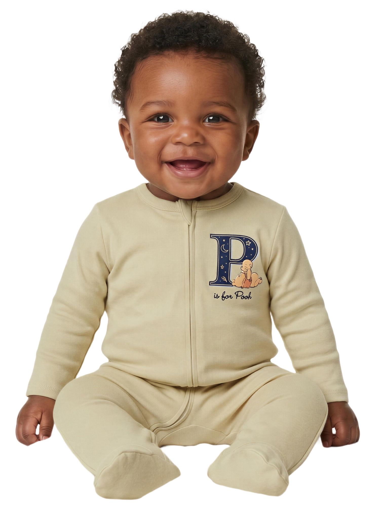 Winnie The Pooh Baby Boys 3 Pack Sleep n’ Play Coverall, Sizes Newborn-9M