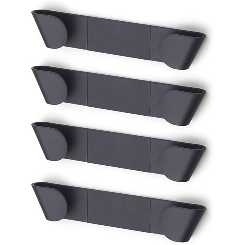 Cupboard Store Cabinet Door Pan Lid Organizer, Set of 4, Gray