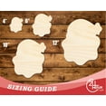 thumbnail image 3 of Unfinished Wood Cute Santa Shape 30" / 1/2", 3 of 3
