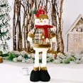 thumbnail image 1 of Decoración de juguete de escritorio de Navidad Figura de juguete retráctil Regalos de Año Nuevo (Muñeco de nieve), 1 of 6