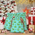 thumbnail image 6 of Naloa Frogs And Aquatic Plants Drawstring Christmas Bags, 3D Xmas Gift Bags, Christmas Wrapping Bags, Xmas Goodie Bags, Treat Pouch Bags, Party Favor Bags-Medium, 6 of 9