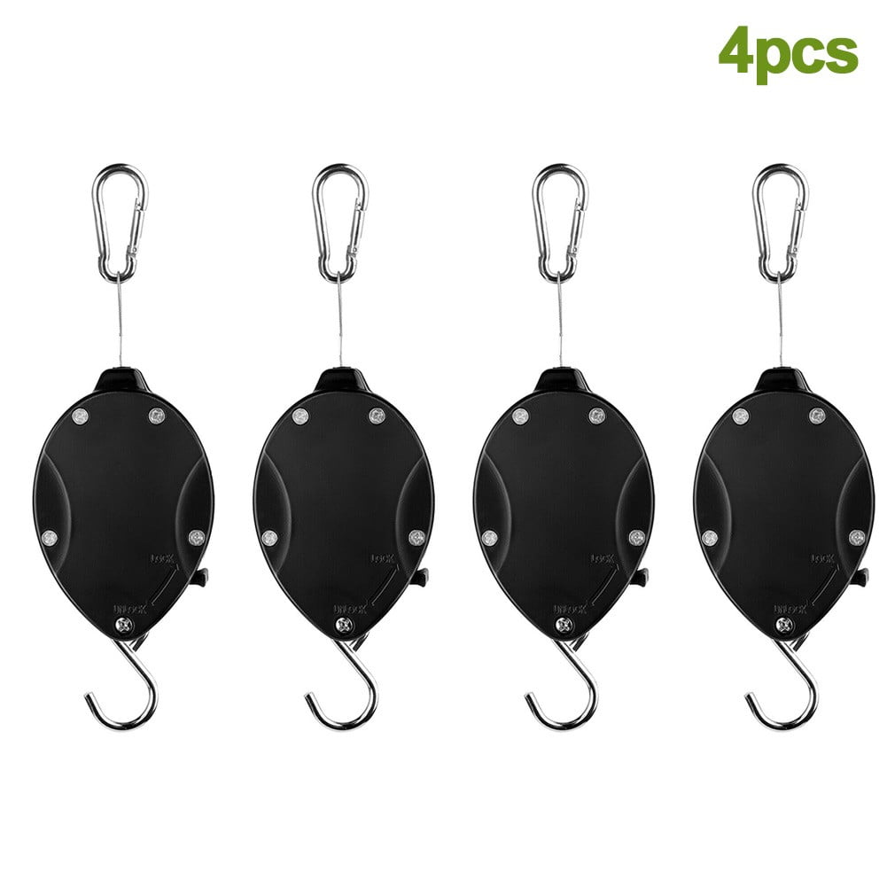 Strong Retractable Hanging Basket Pulley Pull Down Plant Yard Flower