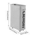 thumbnail image 2 of Organizador de baño Cesta de lavandería rodante con ruedas plegable 15.3x7.4x22.4in, 2 of 7