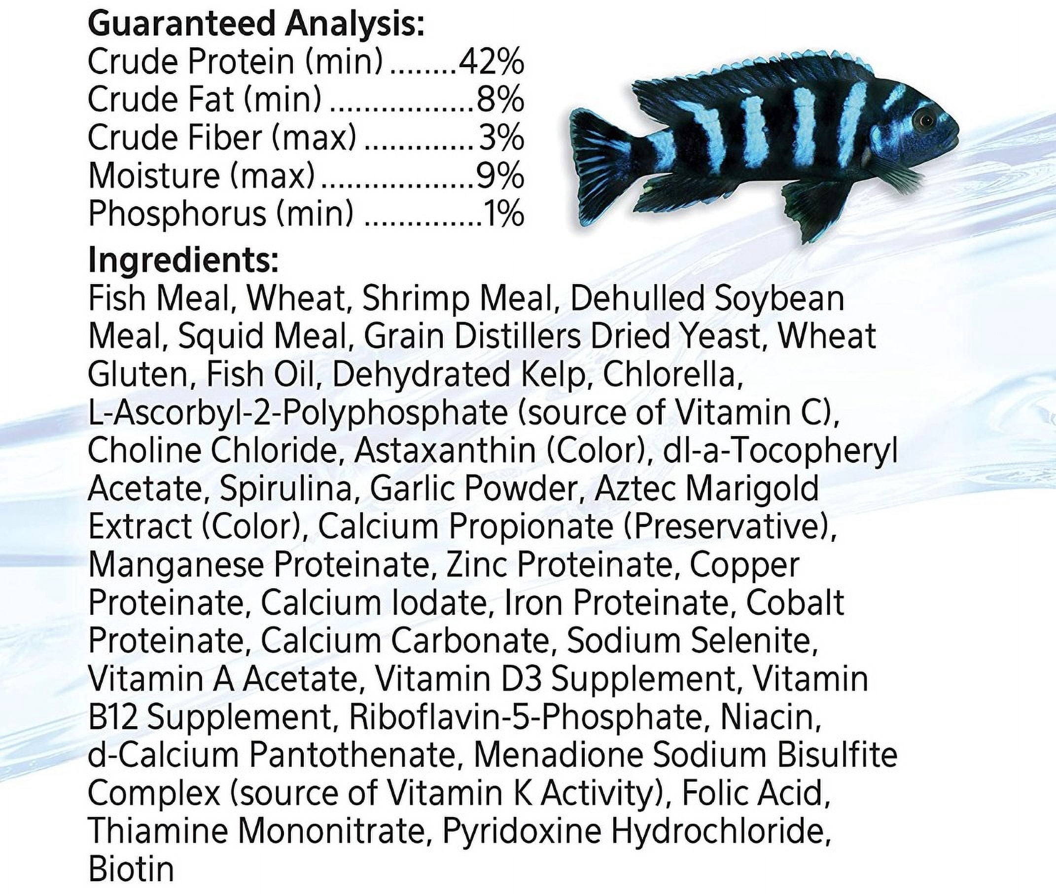 Aqueon Mini Cichlid Food Pellets [Aquarium Cichlid Food, Aquarium Supplies] 13.5 oz (3 x 4.5 oz)