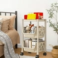 thumbnail image 5 of Steadline Mobile Storage Cart with Wheels and Brake System - Multi-Purpose Organizer for Living Room Bedroom and Bathroom Essentials, 5 of 6