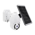 thumbnail image 2 of Cámara Solar WiFi de 2,5 pulgadas, 2MP, impermeable, visión nocturna infrarroja, alarma de detección de movimiento, sistema de seguridad para el hogar para Tuya, 2 of 5