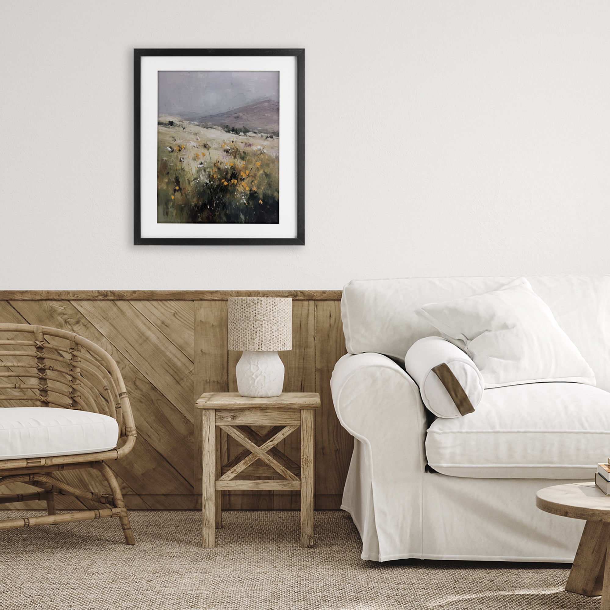Stupell Industries Verdant Dreams Landscape Black Framed Print Under Glass, design by Svetlana Aleynikova