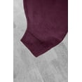 thumbnail image 4 of The Cozy Creations Set of 2 Rod Pocket Window Panels, 100% Cotton Curtain for Door ,Bedroom, Living Room and Kitchen, Thik Cotton Extra Long Blackout Curtains, Plum, 44" Wide x 78" Length, 4 of 4