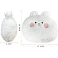thumbnail image 4 of 40Cm Oreiller de Lapin de Bande Dessinée, Peluche Mini Poupée Mignon Oreiller Jeter Peluche Jouets Poupée Oreiller Poupée Oreiller Peluche Jouet Pudding Peluche Jouets, 4 of 5