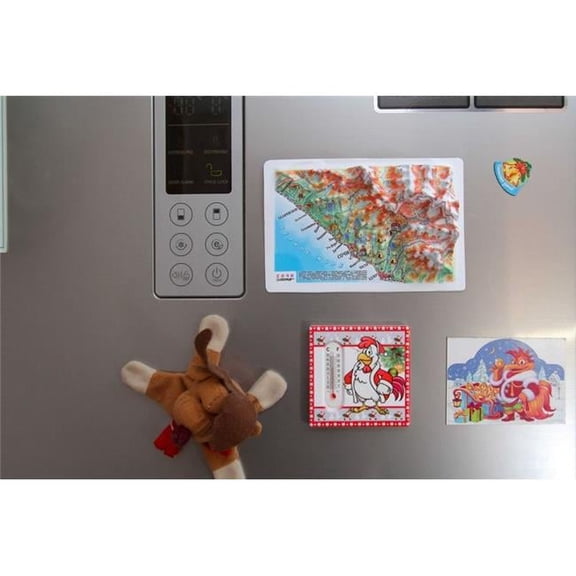 TestPlay 3558 Sochi Raised Relief Map, Unframed - Souvenir Size