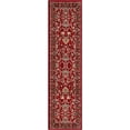 thumbnail image 3 of Unique Loom Sialk Hill Collection Area Rug - Washington (2' 7" x 10' Runner Red/Black) Floral Traditional Perfect For Living Room Bed Room Dining Room Office, 3 of 8
