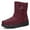Brick Red, variant on Snow Boots for Women,Women's Winter Boots Mid Calf Insulated Lined Lace Up Fashion Thermal Traction Footwear,Winter Boots for Women,Coffee,5.5