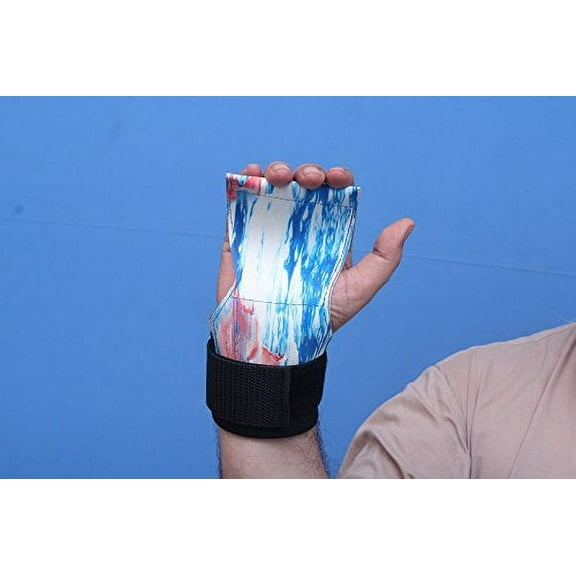 MM Weight Lifting Grips Rubber Pads Gym Straps Gel Padded Wrist Support LG-2