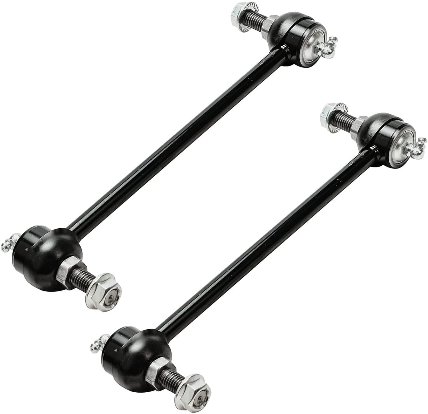 Detroit Axle - Front 10pc Suspension Kit for 2005-2011 Chevy Cobalt HHR, 2005-2009 Pontiac Pursuit G5, 2 Lower Control Arms w/Ball Joints 2 Sway Bars 4 Outer Tie Rods 2 Boots Replacement