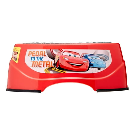 Disney Car Step and Glow Step Stool, Red