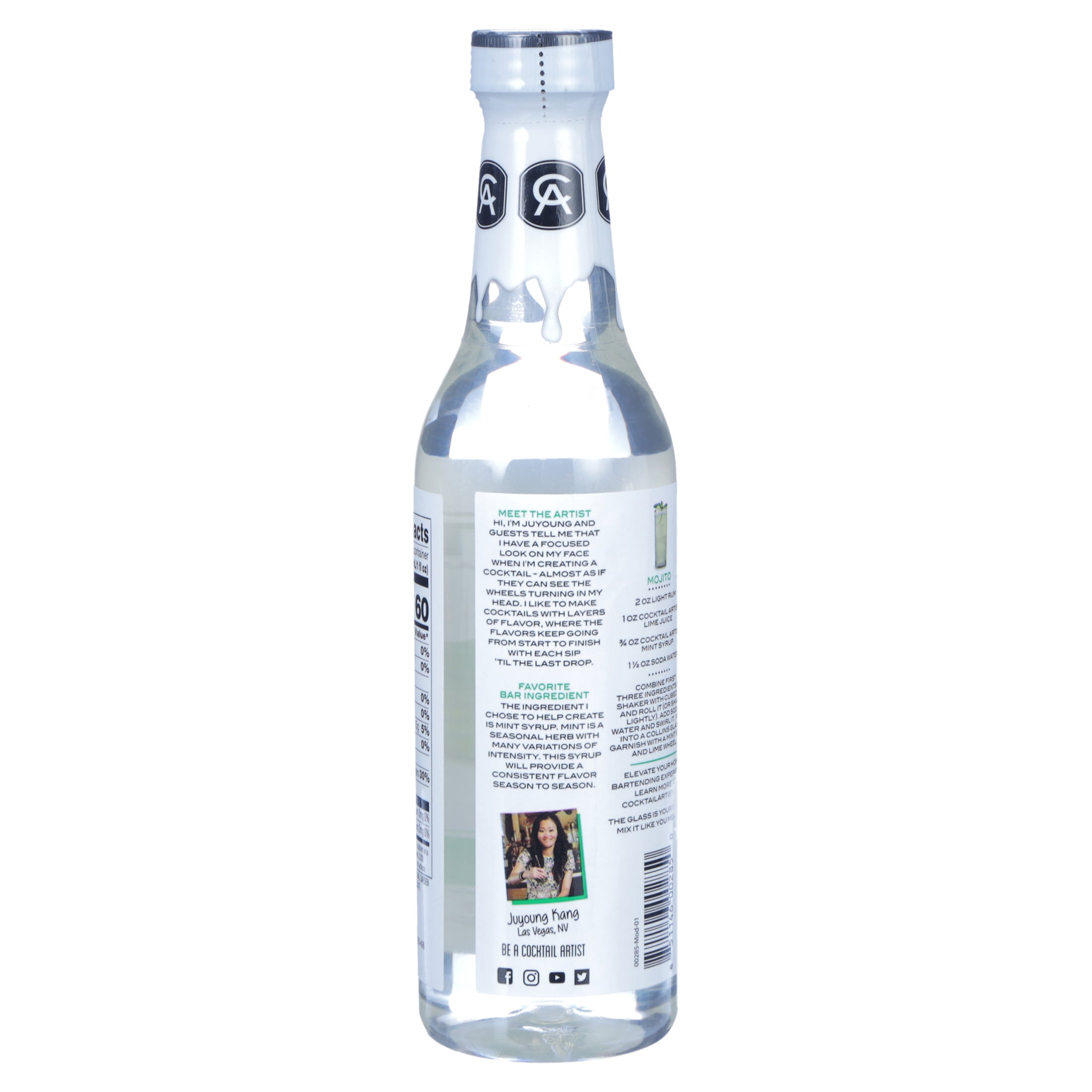 Cocktail Artist Premiun Mint Syrup, 12.6 Oz